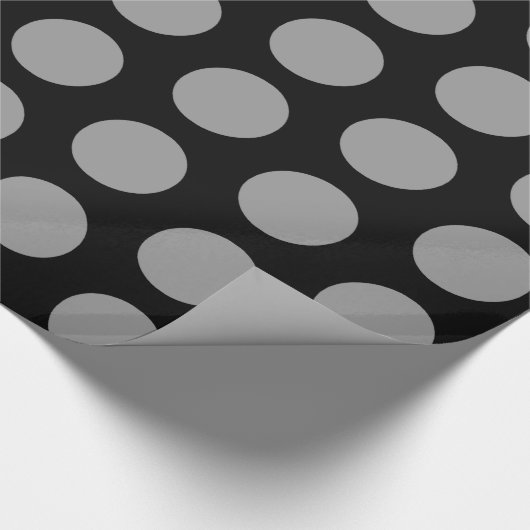 Black Moroccan Moods Stippen Cadeaupapier (Hoek)