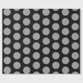 Black Moroccan Moods Stippen Cadeaupapier (Vlak)