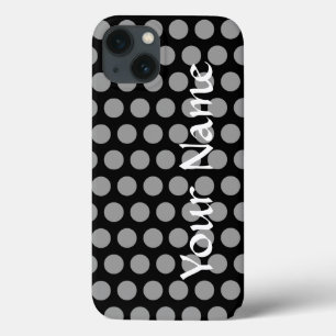 Black Moroccan Moods Stippen Case-Mate iPhone Case
