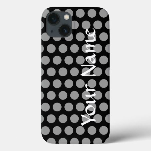 Black Moroccan Moods Stippen Case-Mate iPhone Case (Achterkant)