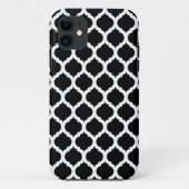Black Moroccan Pattern iPhone 5 Hoesje (Achterkant)