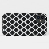 Black Moroccan Pattern iPhone 5 Hoesje (Achterkant (horizontaal))