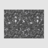 Black Moroccan Quatrefoil Pattern Tissuepapier (Voorkant)