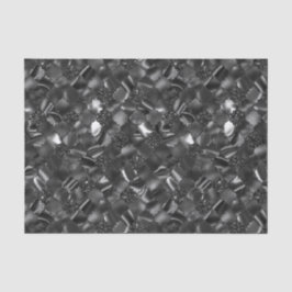 Black Moroccan Quatrefoil Pattern Tissuepapier