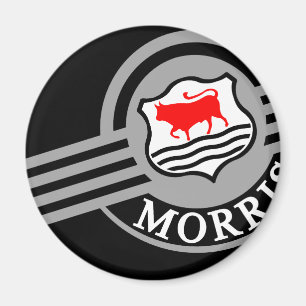 Black Morris Minor Fridge Magneet