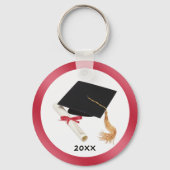 Black Mortar en Diploma Sleutelhanger (Voorkant)