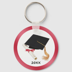 Black Mortar en Diploma Sleutelhanger