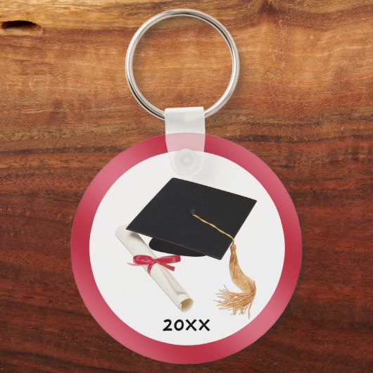 Black Mortar en Diploma Sleutelhanger (Voorkant)