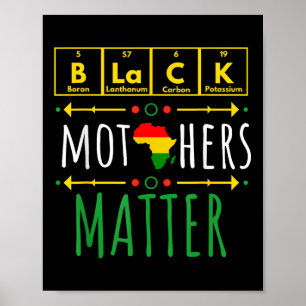 Black Mothers Black History Month Moederdag voor Poster