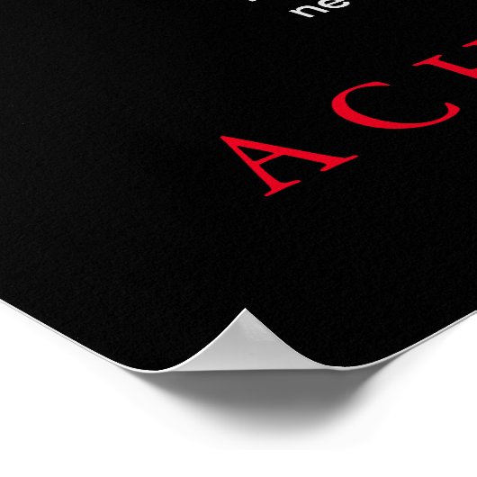 Black Motivatie Wolf Pop Art Poster Print (Hoek)