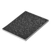 Black Mottled Texture Notitieblok (Linkerzijde)