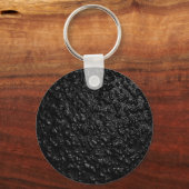 Black Mottled Texture Sleutelhanger (Voorkant)