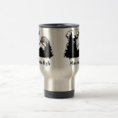 Black Mountain High Logo Silver Travel Mug Reisbeker (Center)