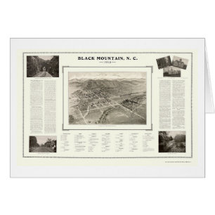 Black Mountain, NC Panoramic Map - 1912
