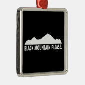 Black Mountain New Hampshire alstublieft Metalen Ornament (Rechts)