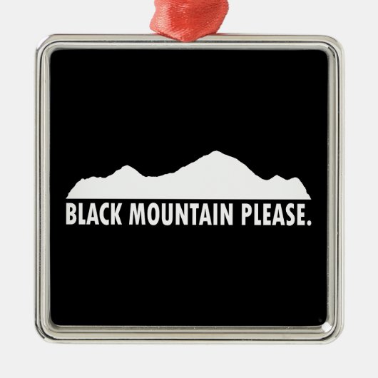 Black Mountain New Hampshire alstublieft Metalen Ornament (Voorkant)