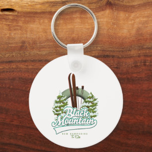 Black Mountain New Hampshire Ski logo. Sleutelhanger