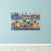 Black Mountain, North Carolina Canvas Afdruk (Insitu (Houten vloer))