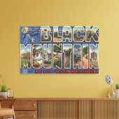 Black Mountain, North Carolina Canvas Afdruk (Insitu (Woonkamer))