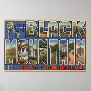 Black Mountain, North Carolina Poster