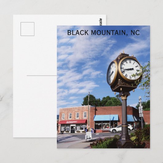 Black Mountain North Carolina Travel Foto Briefkaart (Voorkant / Achterkant)