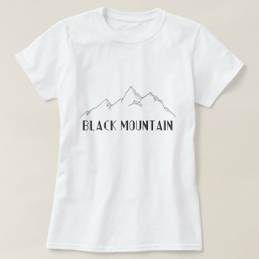 Black Mountain T-shirt (Design voorkant)