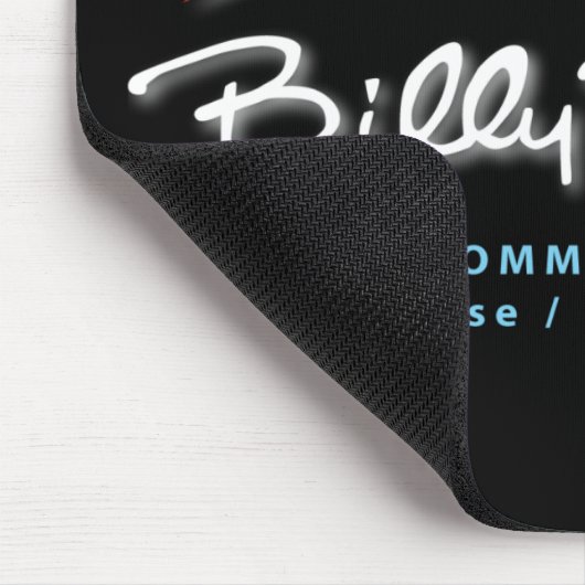 Black Mousepad Muismat (Hoek)