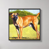 Black Mouth Cur Dog Canvas Afdruk (Voorkant)