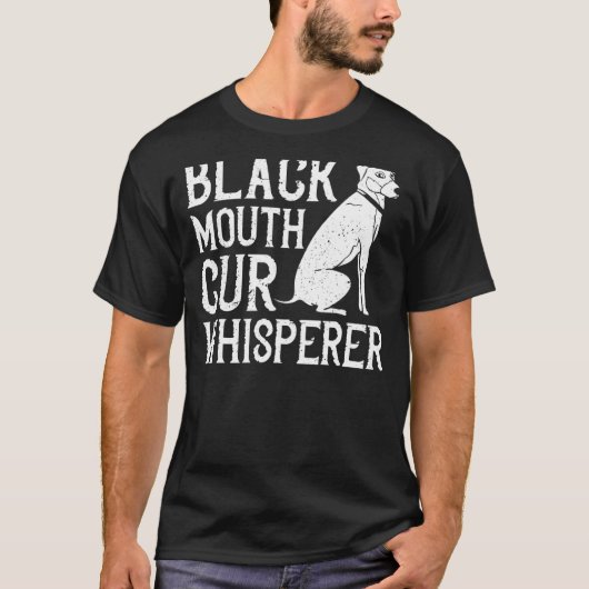 Black Mouth Cur Dog Puppies Owner Training 2 T-shirt (Voorkant)