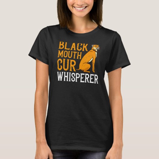 Black Mouth Cur Dog Puppies Owner Training 6 T-shirt (Voorkant)