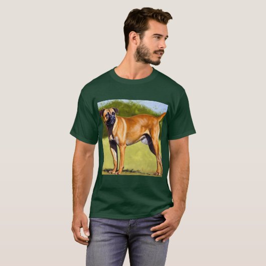 Black Mouth Cur Dog T-shirt (Voorkant volledig)