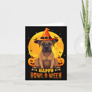Black Mouth Cur Halloween Hondengehuil O Ween Grap Kaart