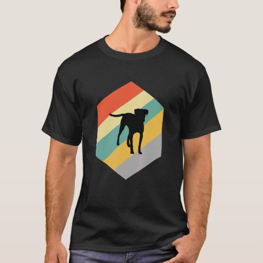 Black Mouth Cur-hond T-shirt (Voorkant)