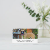 Black Mouth Cur, hondenrollerservice Visitekaartje (Staand voorkant)