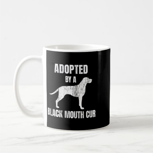 Black Mouth Cur Koffiemok (Links)