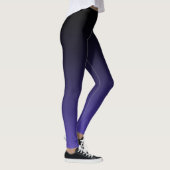 Black Mulberry Blue Paars Ombre Gradient Leggings (Rechts)