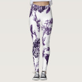 Black Mulberry Floral Toile No.2 Leggings (Voorkant)