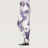 Black Mulberry Floral Toile No.2 Leggings (Links)