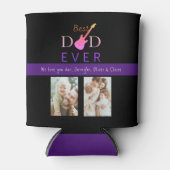 Black Music Guitar Best Pap Ever Photo Fathers Day Blikjeskoeler (Voorkant)