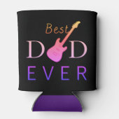 Black Music Guitar Best Pap Ever Photo Fathers Day Blikjeskoeler (Achterkant)