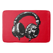 Black Music Hoofdtelefoon DJ Badmat (Voorkant)