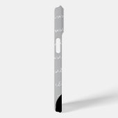 Black Music Note met aangepaste naam Case-Mate iPhone Case (Achterkant / Rechts)