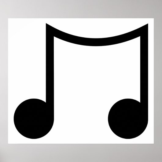 Black Music Poster (Voorkant)