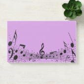 Black Musical Design Post-it Notes (Kantoor)
