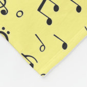 Black Musical Fleece Deken (Hoek)