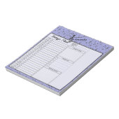 Black Musical gepersonaliseerde day-planner Notitieblok (Linkerzijde)