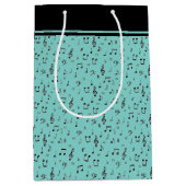 Black Musical Medium Cadeauzakje (Voorkant)