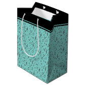 Black Musical Medium Cadeauzakje (Achterkant Gekanteld)