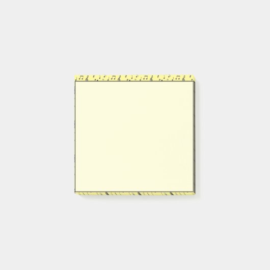 Black Musical Post-it® Notes (Voorkant)