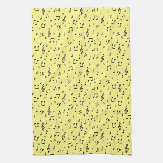 Black Musical Theedoek (Verticaal)